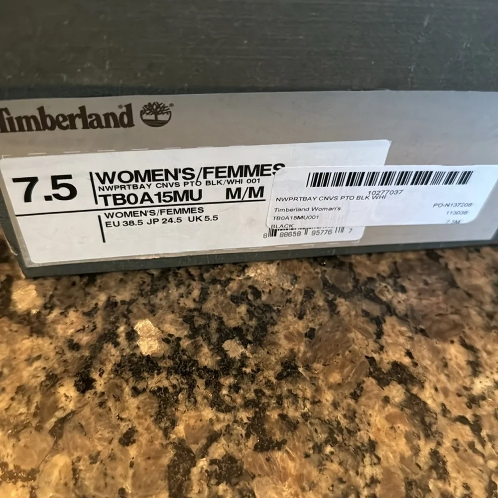 Timberland Newport bay canvas skateboard shoes NIB 7.5